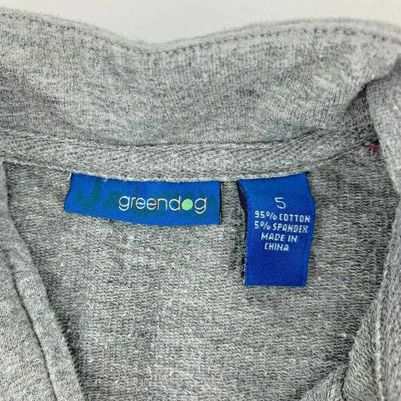 Greendog Girls Jacket Gray Sz 5 - Picture 3 of 6